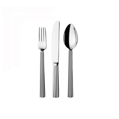 Georg Jensen 3-delig edelstalen kinderbestekje Bernadotte, 3609500 Edelstaal Georg Jensen